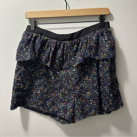 BCBG Generation Peplum Tweed Summer Shorts - Picture 2 of 10